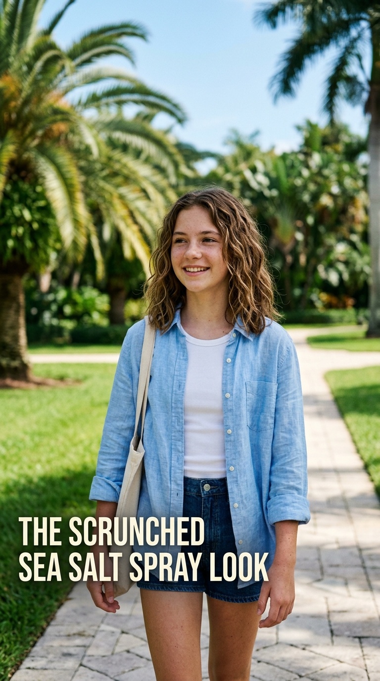 The Scrunched Sea Salt Spray Look