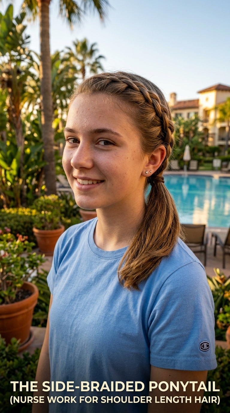 The Side-Braided Ponytail