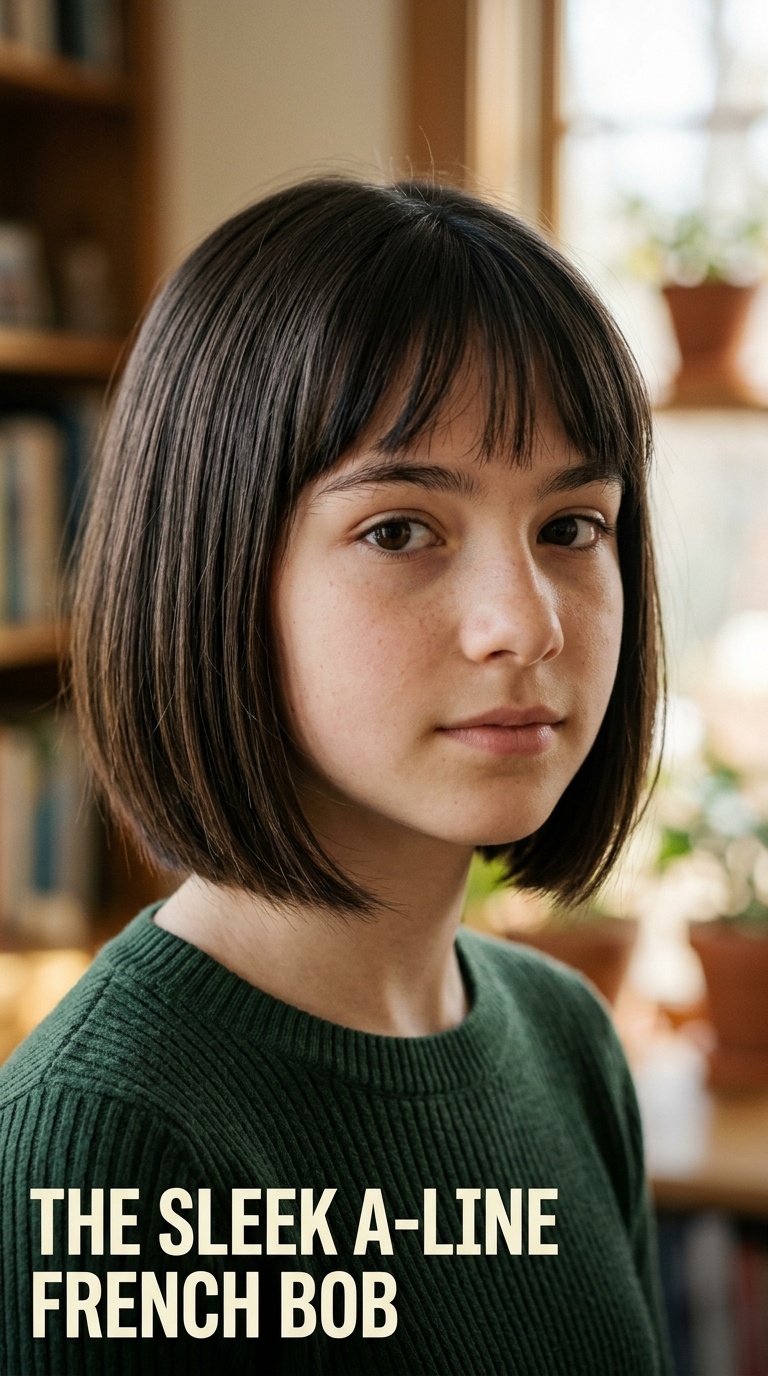 The Sleek A-Line French Bob