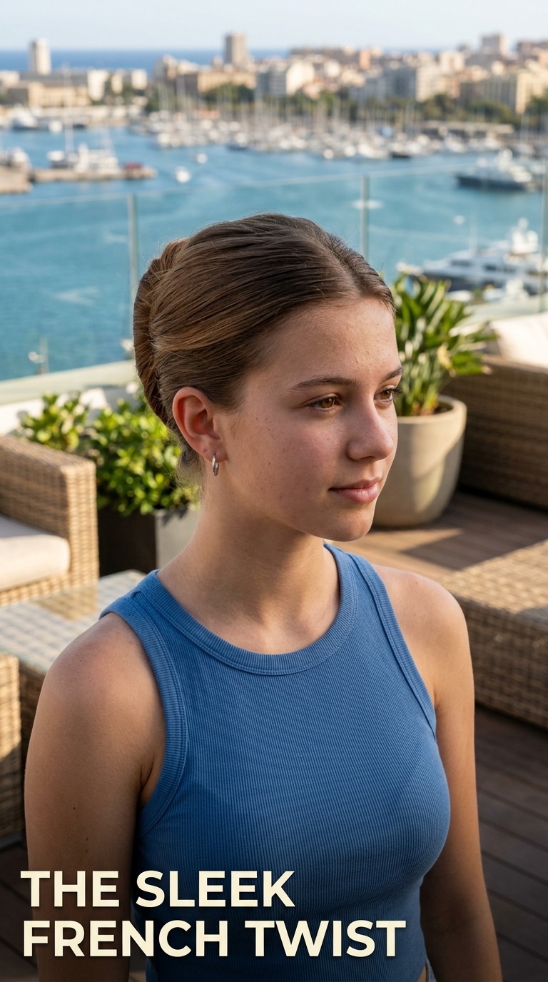 The Sleek French Twist