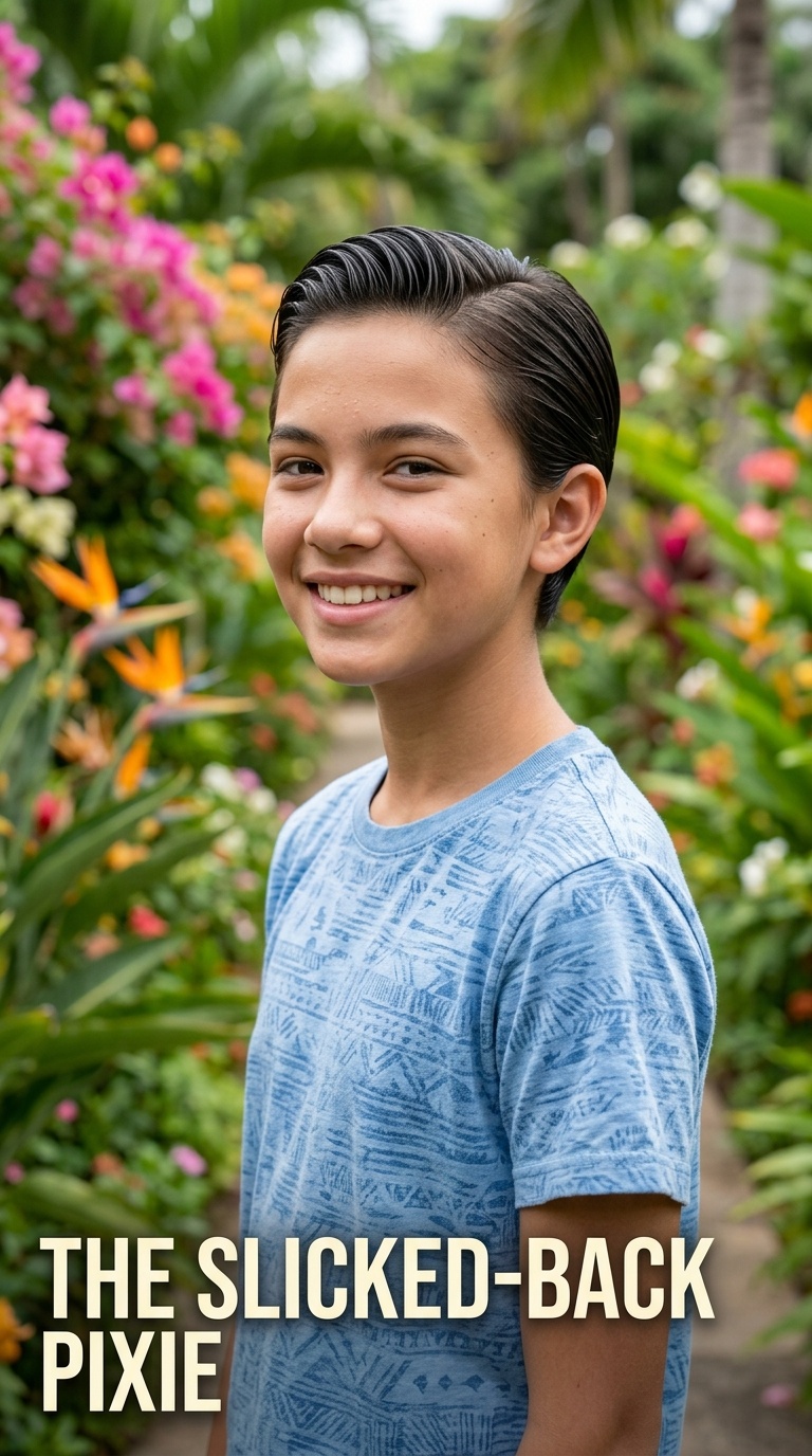 The Slicked-Back Pixie