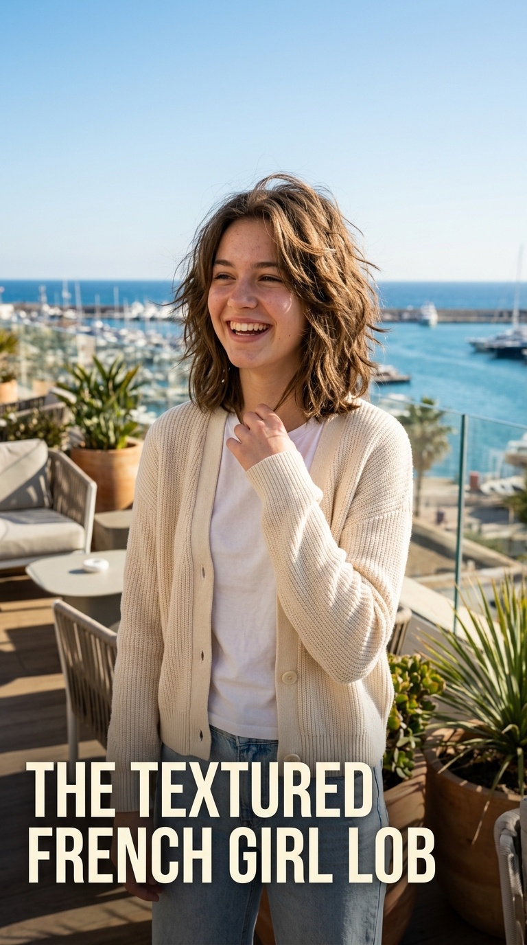 The Textured French Girl Lob
