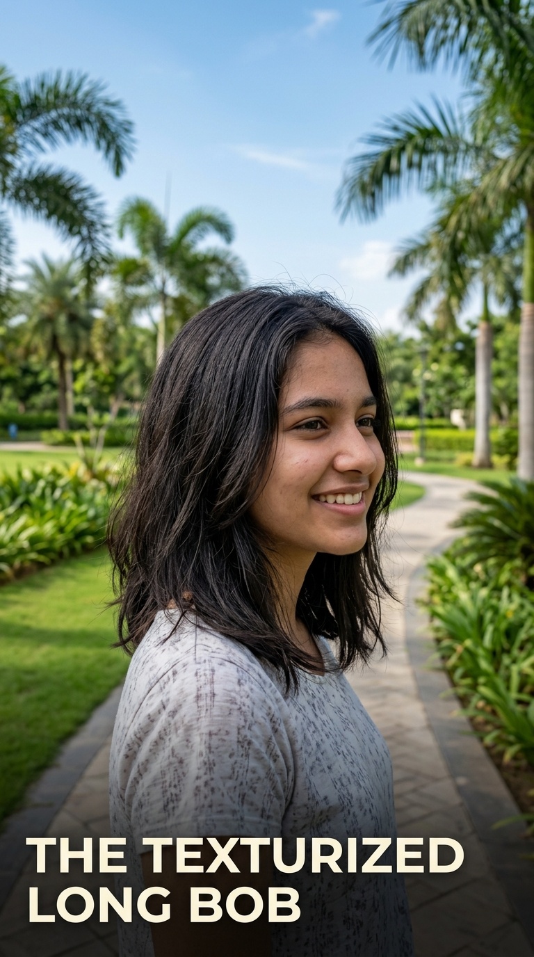 The Texturized Long Bob