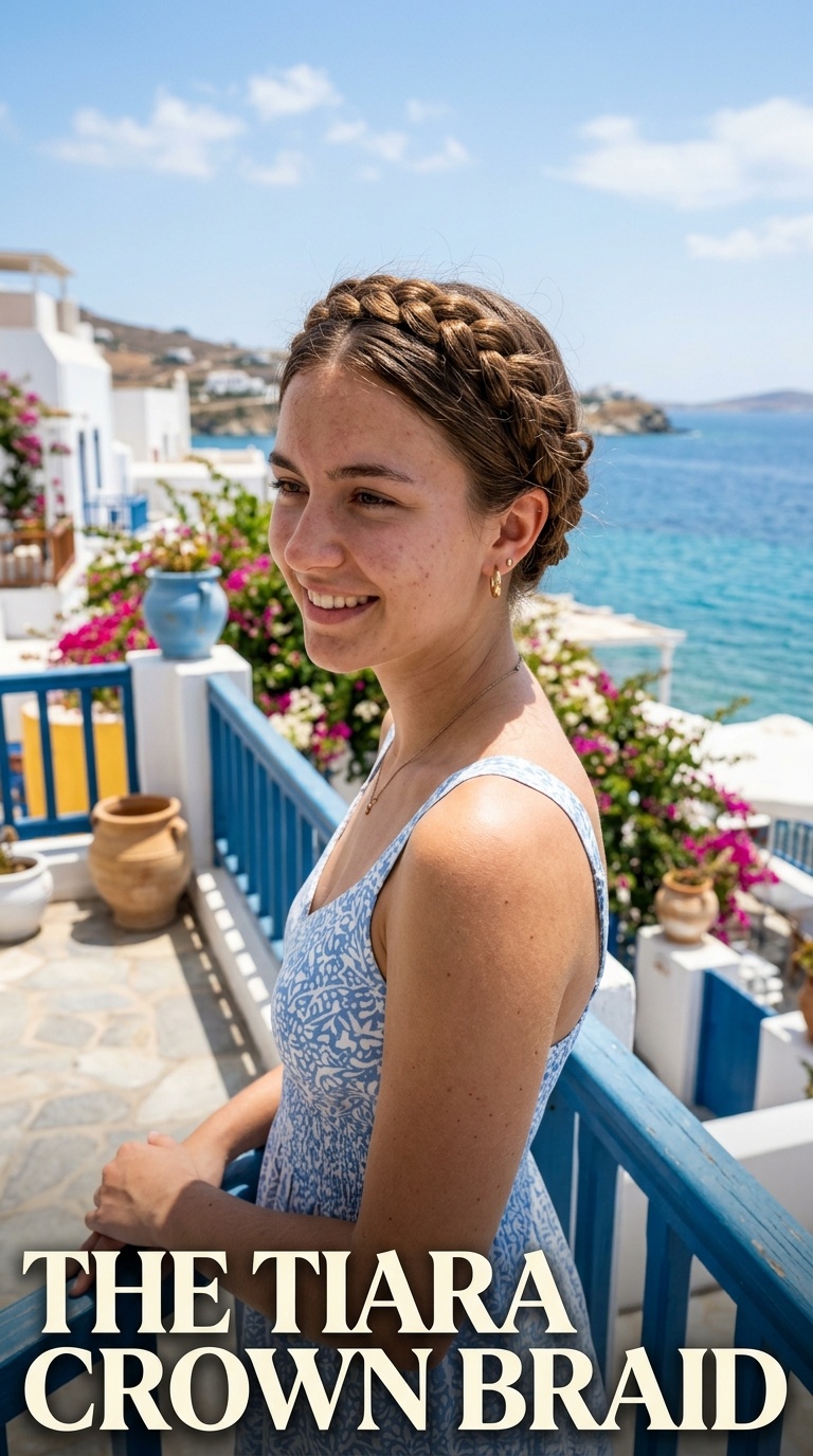 The Tiara Crown Braid