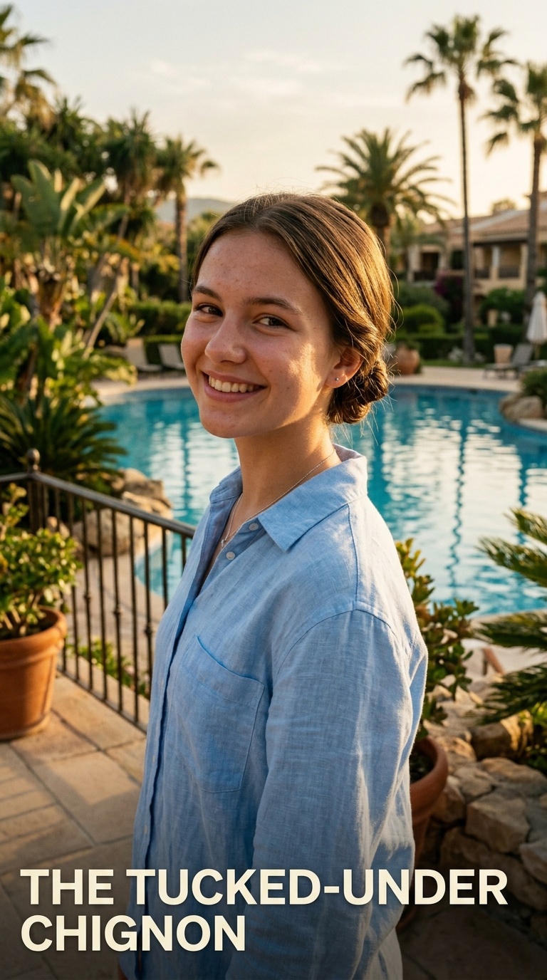 The Tucked-Under Chignon