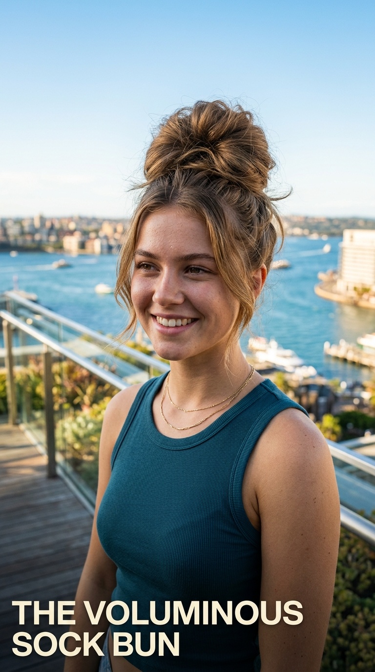 The Voluminous Sock Bun