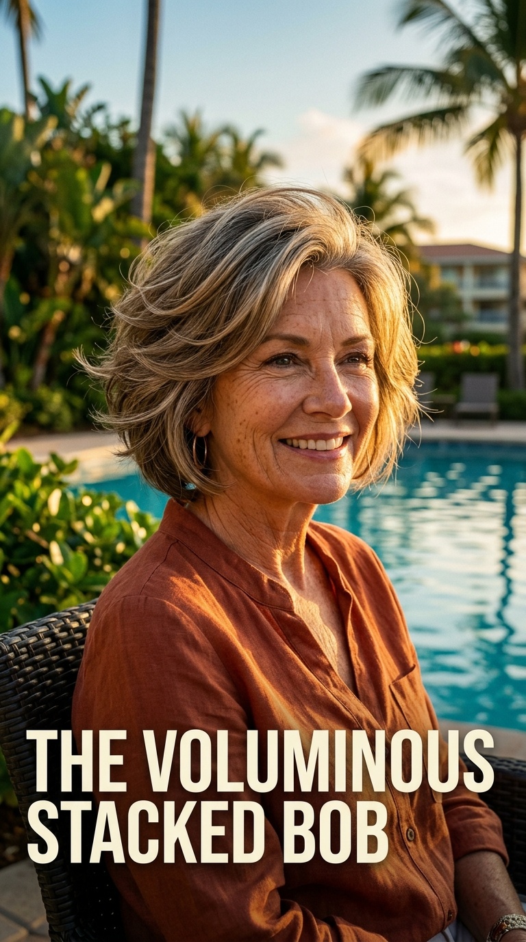 The Voluminous Stacked Bob
