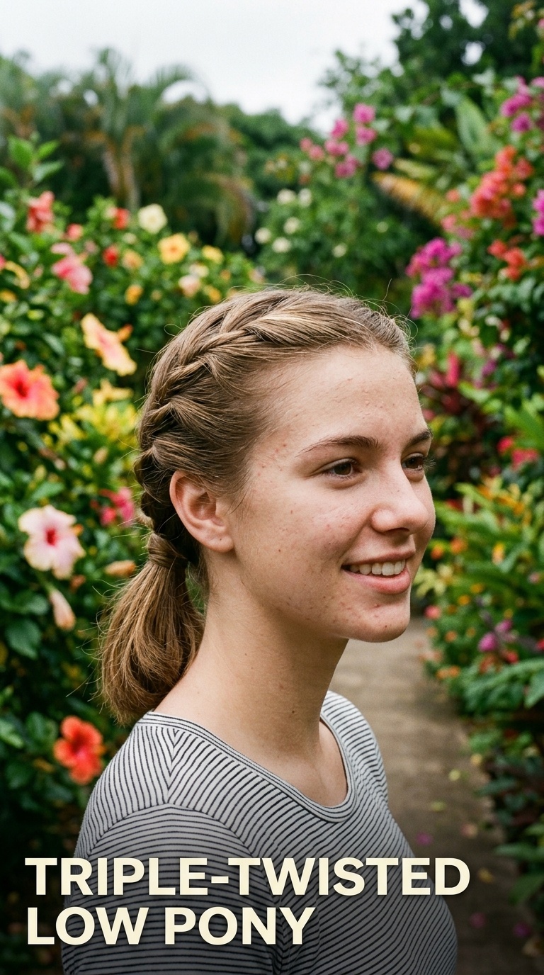 Triple-Twisted Low Pony