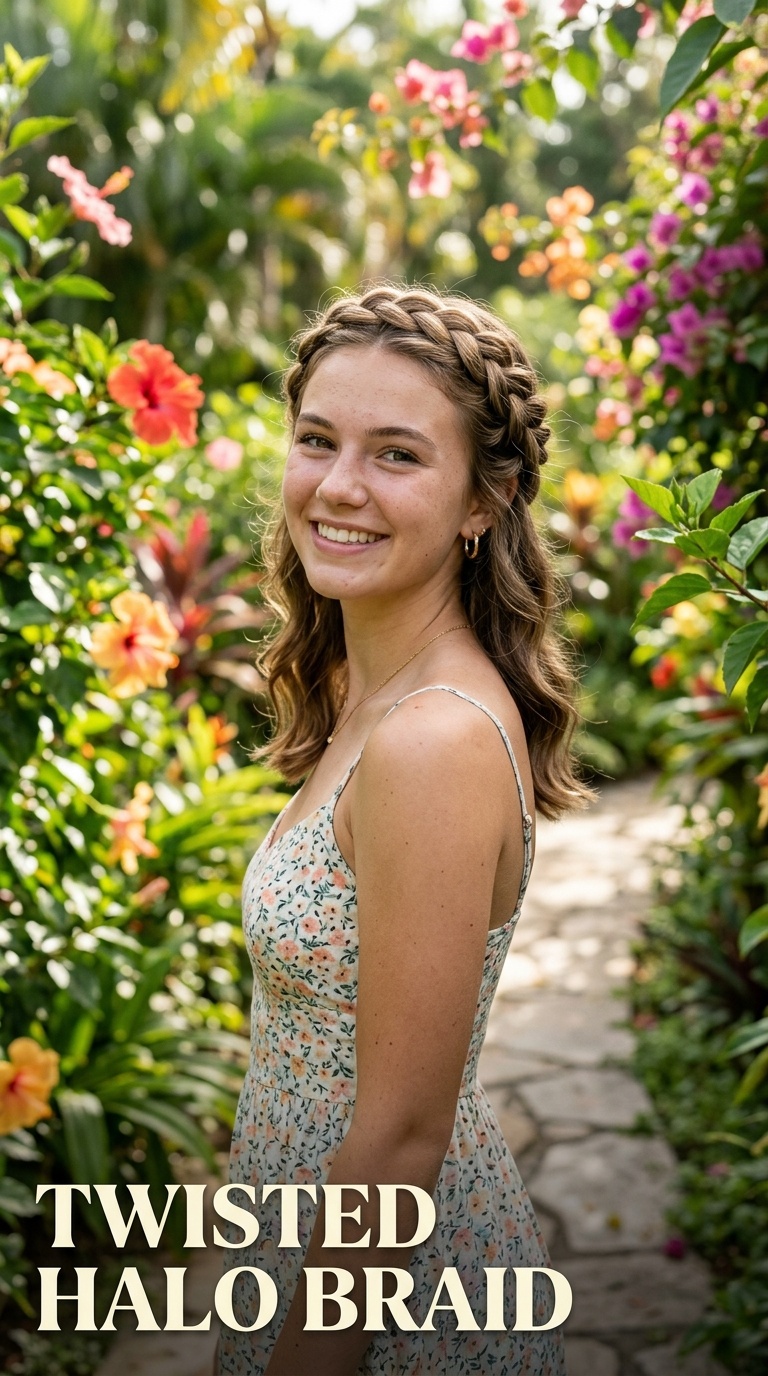 Twisted Halo Braid