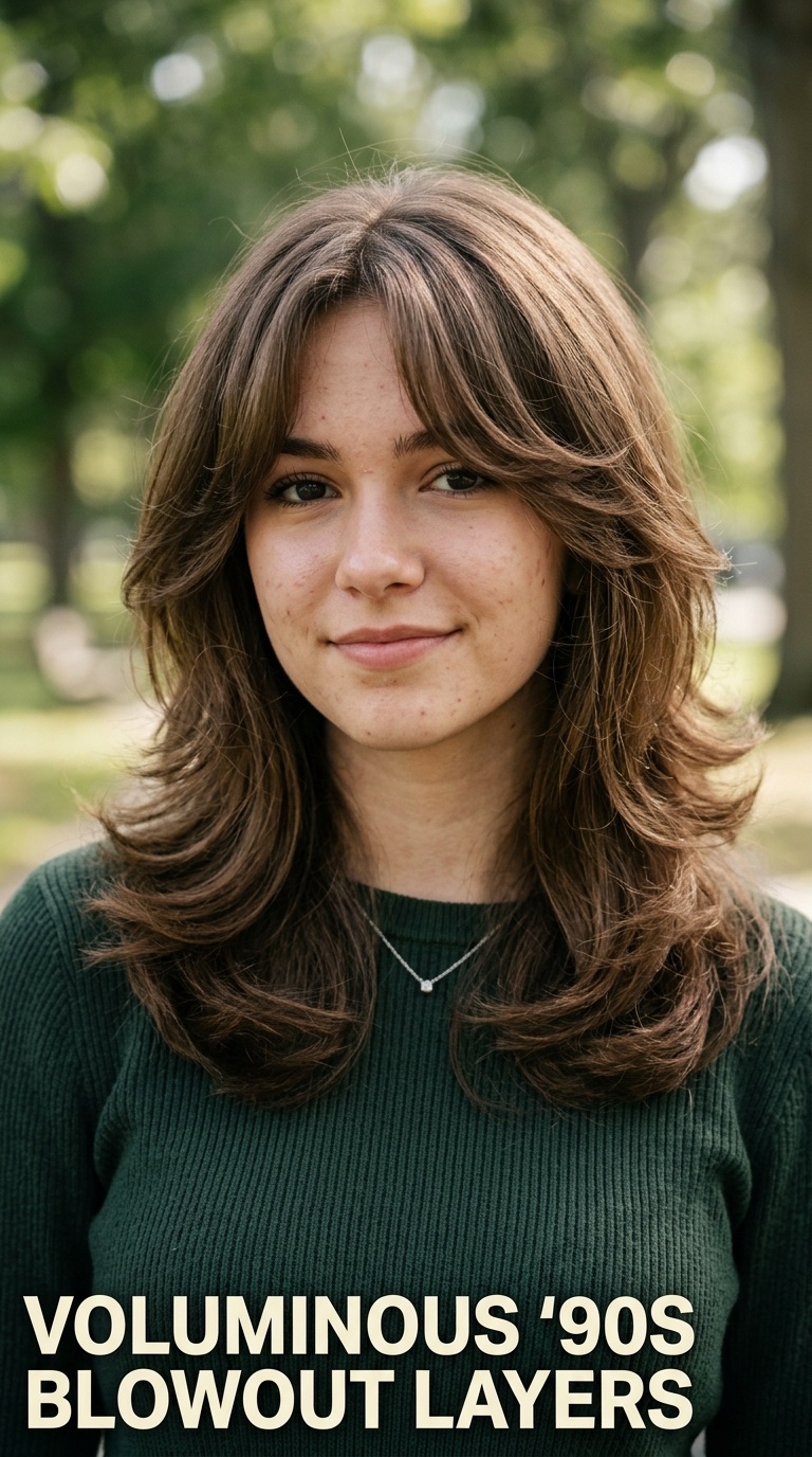 Voluminous '90s Blowout Layers