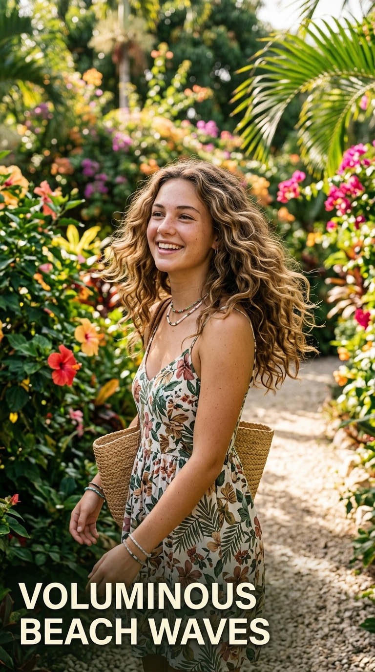 Voluminous Beach Waves