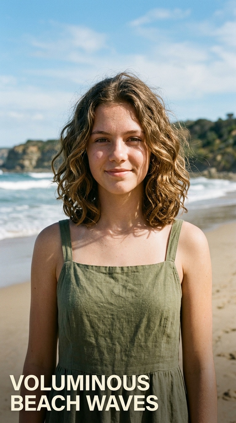 Voluminous Beach Waves