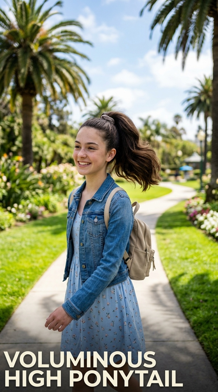 Voluminous High Ponytail