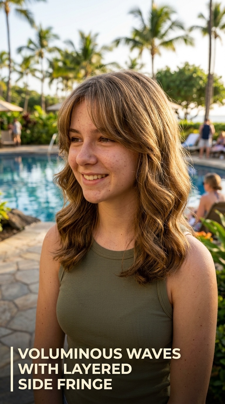 Voluminous Waves with Layered Side Fringe