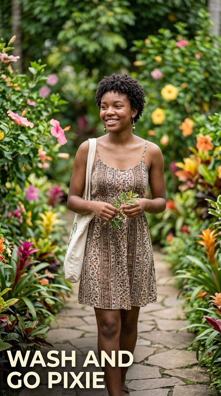 Wash and Go Pixie