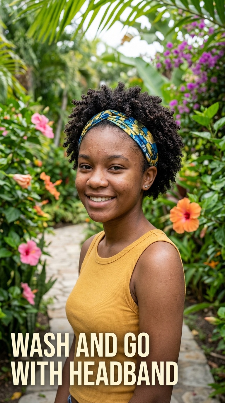 Wash and Go with Headband