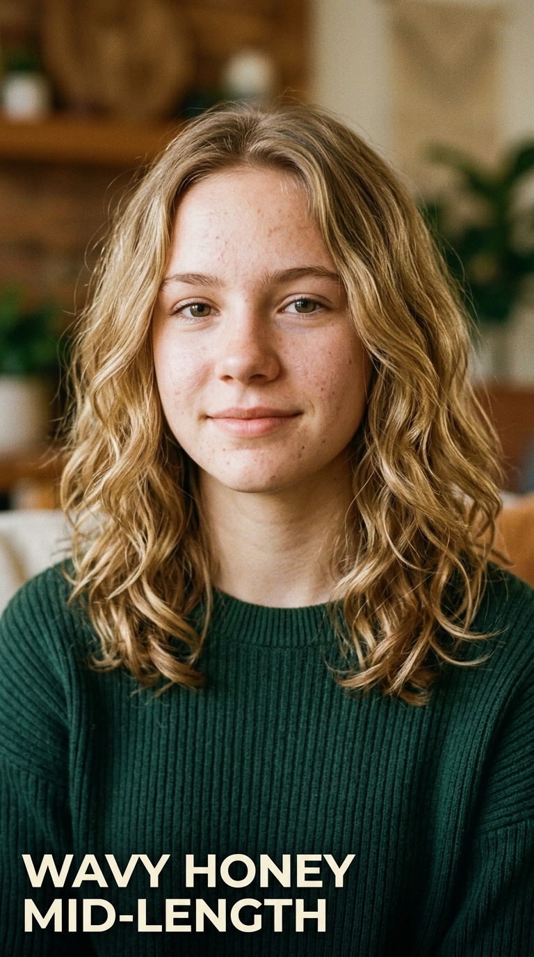 Wavy Honey Mid-Length
