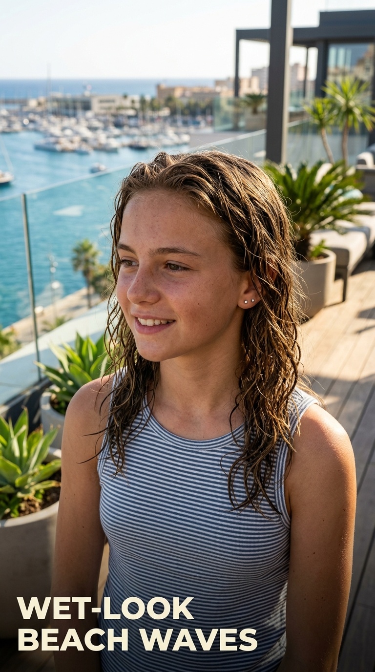 Wet-Look Beach Waves