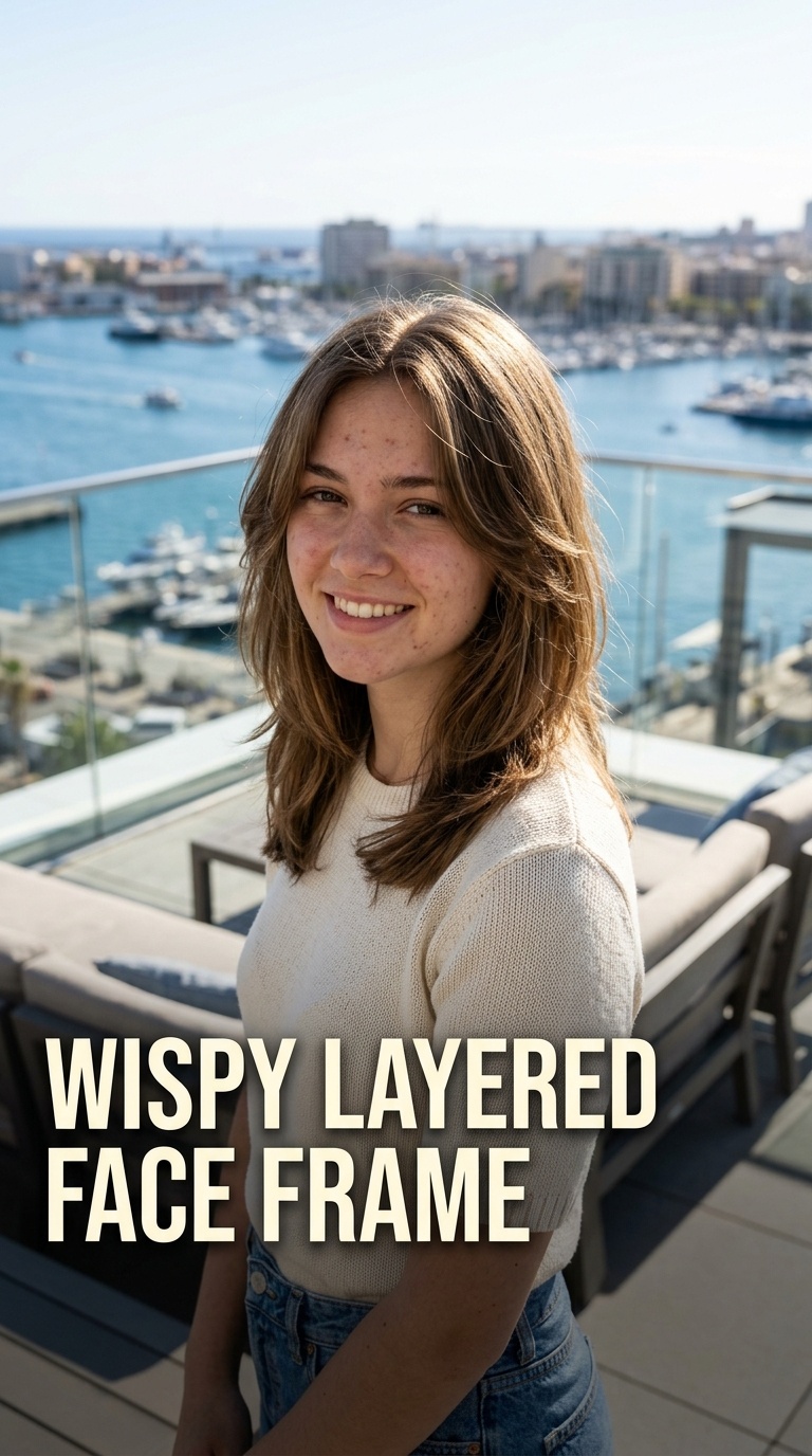 Wispy Layered Face Frame