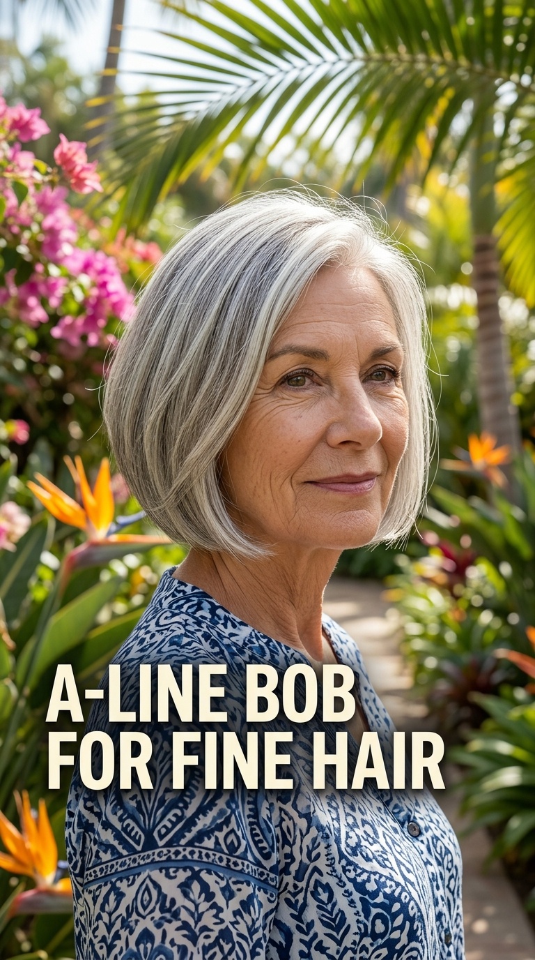 A-Line Bob for Fine Hair