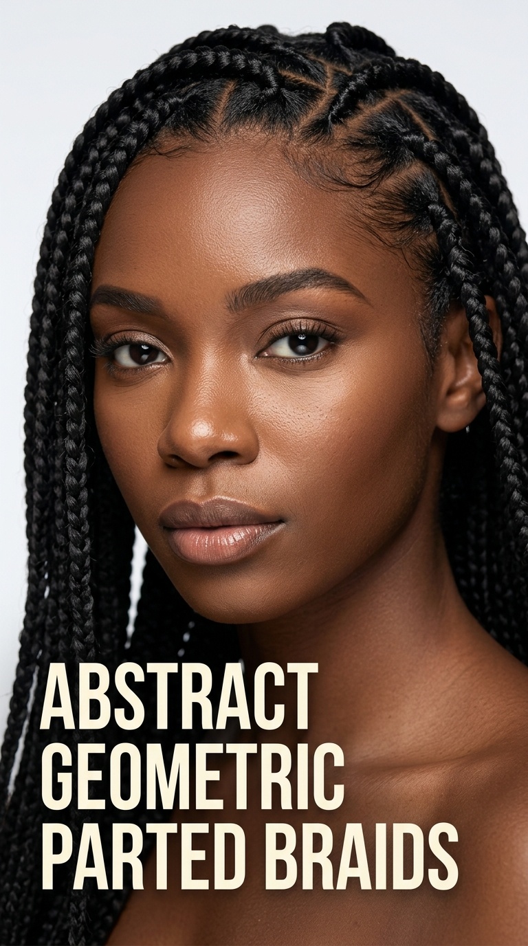 Abstract Geometric Parted Braids
