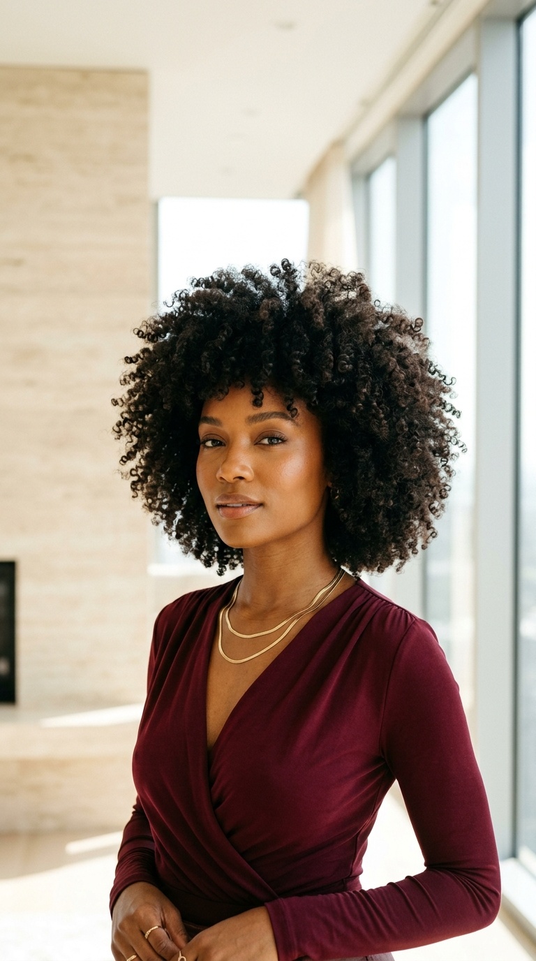 Afro Hairstyle Black Women