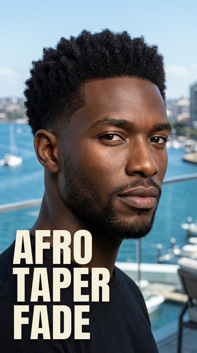 Afro Taper Fade