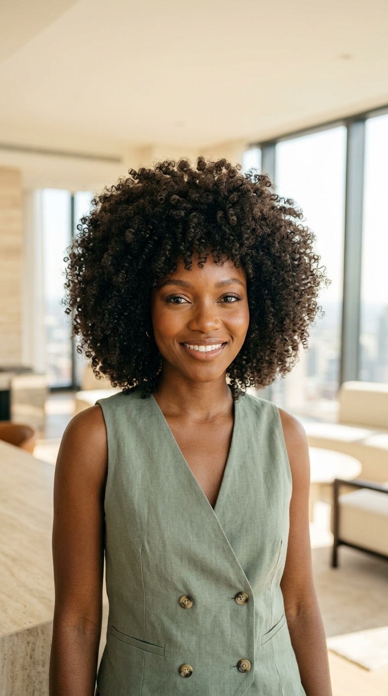 Afro Texture Human Hair Wigs