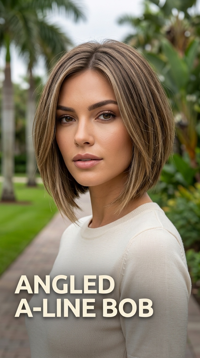 Angled A-Line Bob