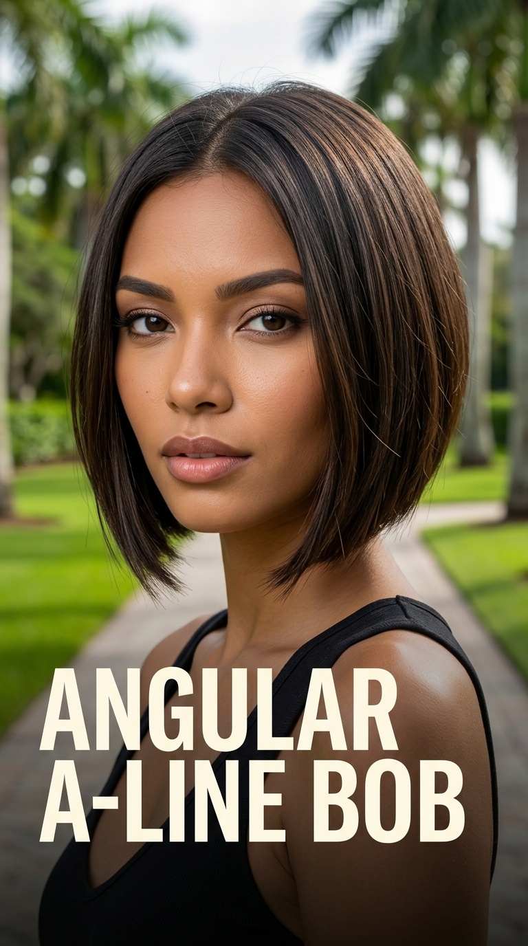 Angular A-Line Bob