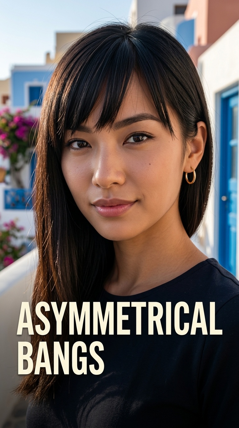 Asymmetrical Bangs