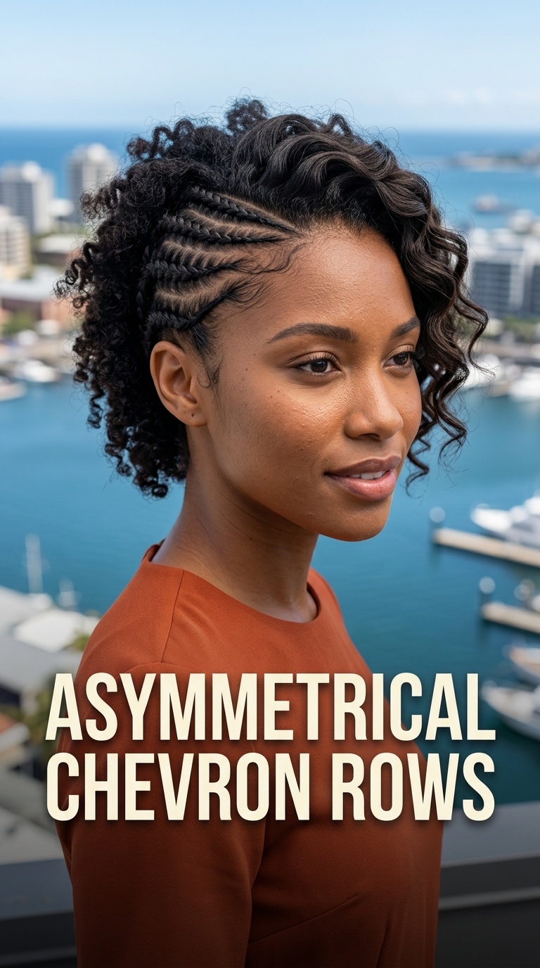 Asymmetrical Chevron Rows