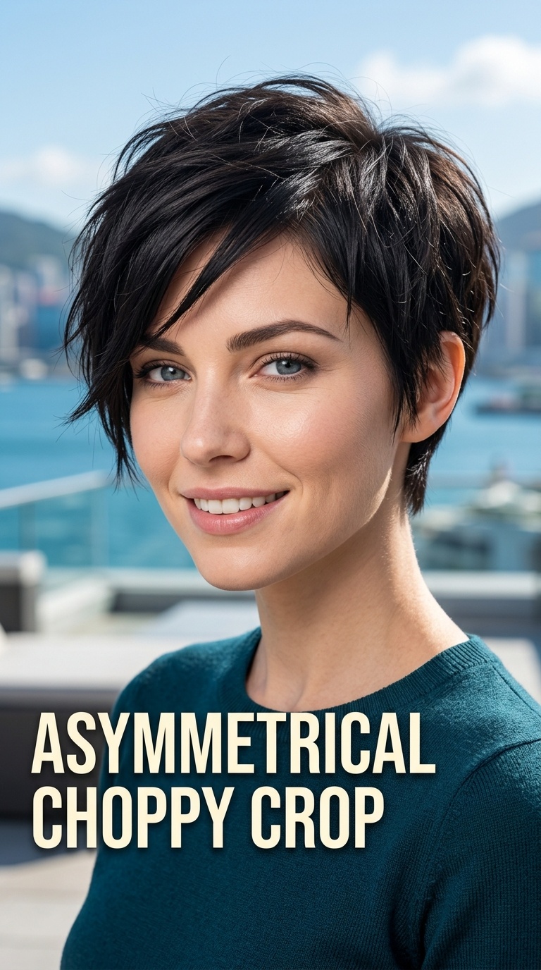Asymmetrical Choppy Crop