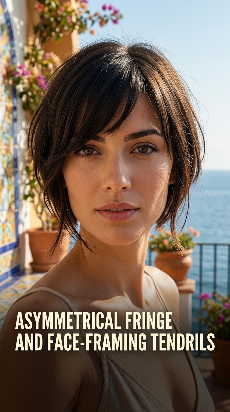 Asymmetrical Fringe and Face-Framing Tendrils