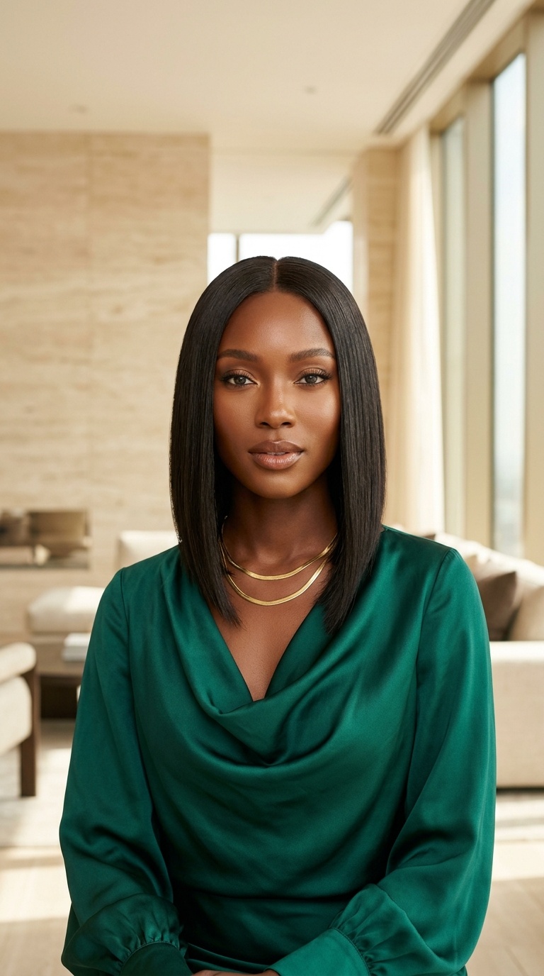 Asymmetrical Straight Bob Hairstyles