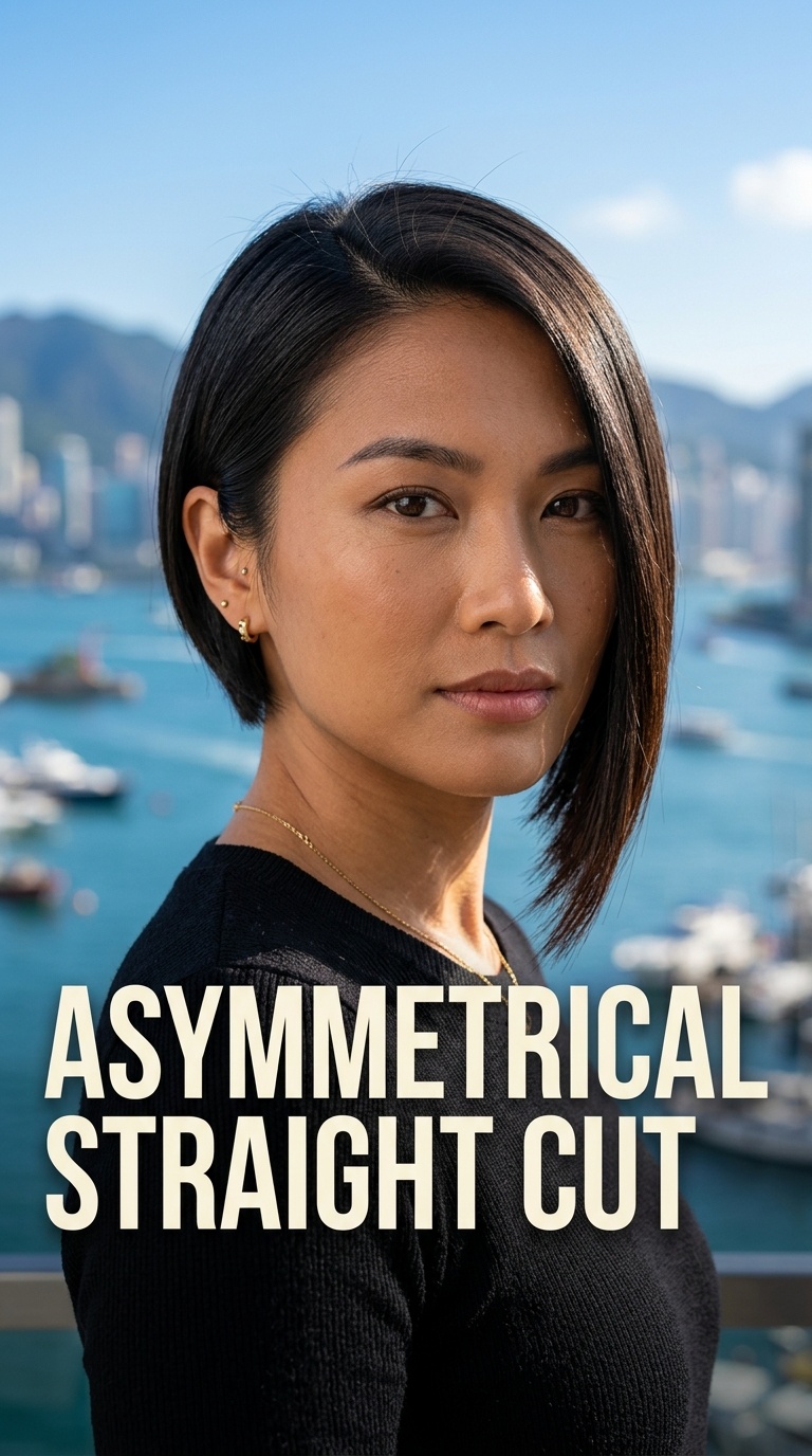 Asymmetrical Straight Cut