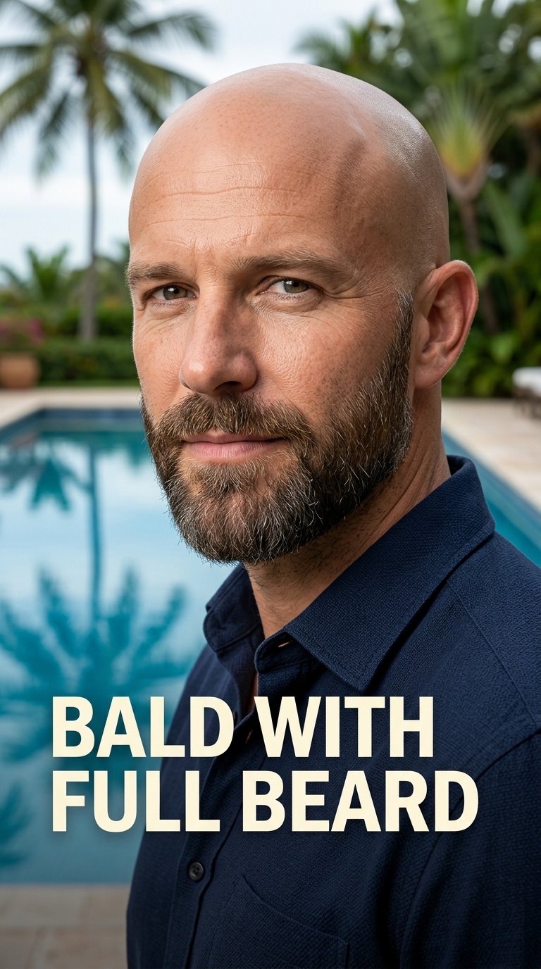 Bald with Full Beard