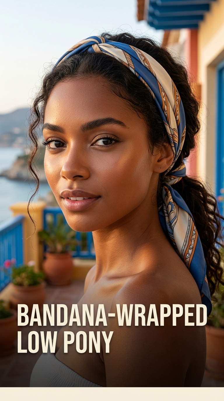 Bandana-Wrapped Low Pony