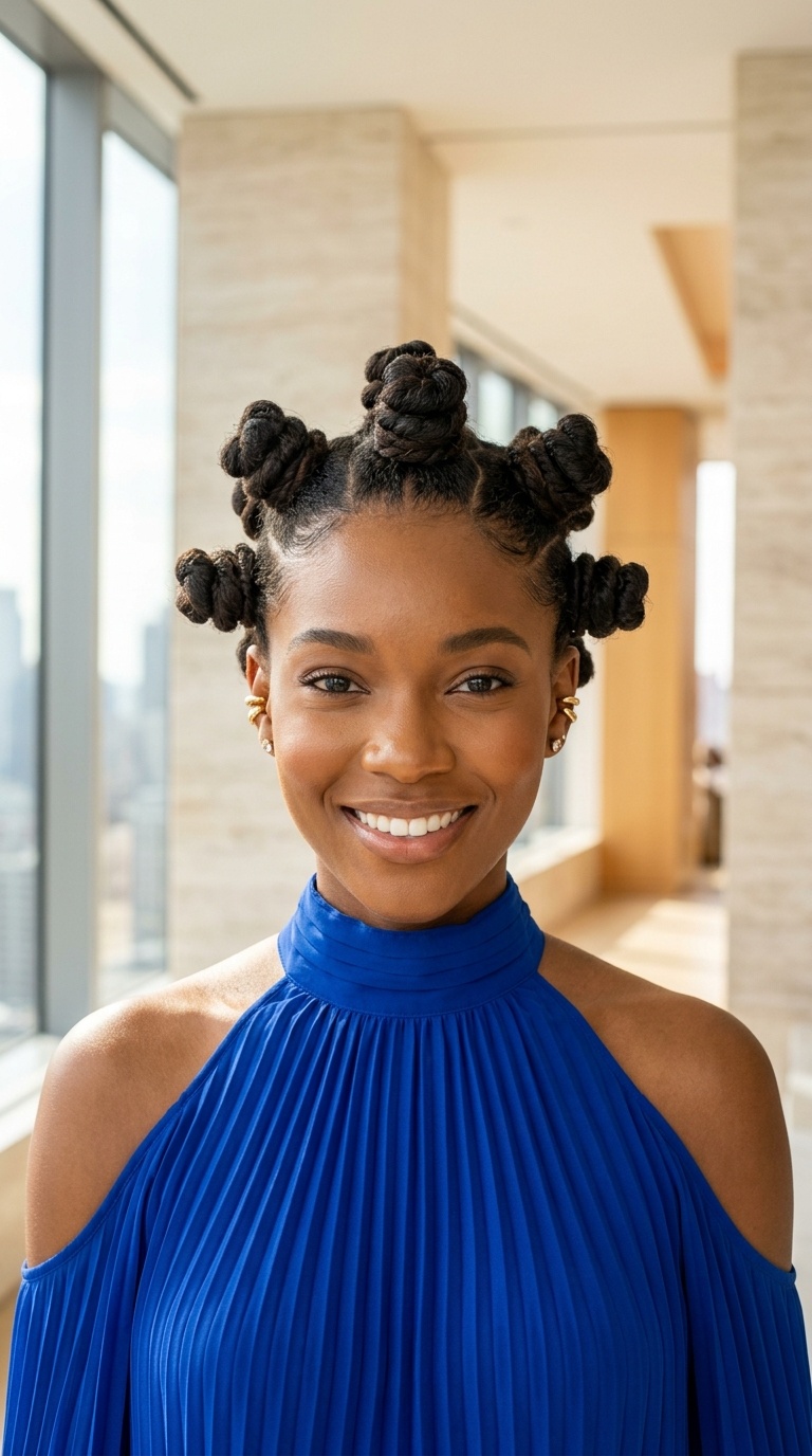 Bantu Knots For Natural Hair