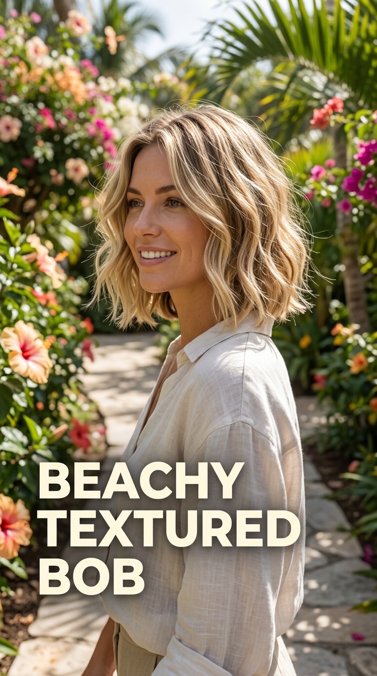 Beachy Textured Bob