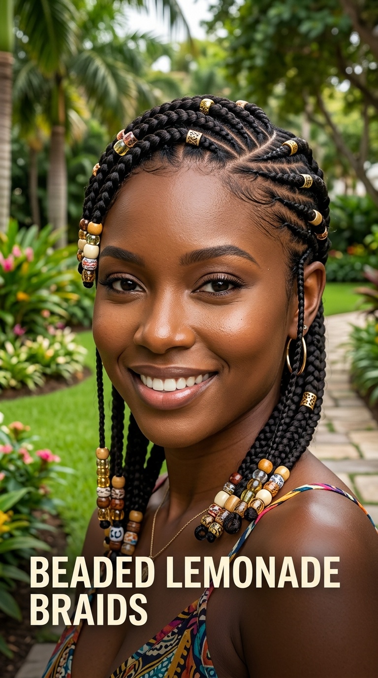 Beaded Lemonade Braids