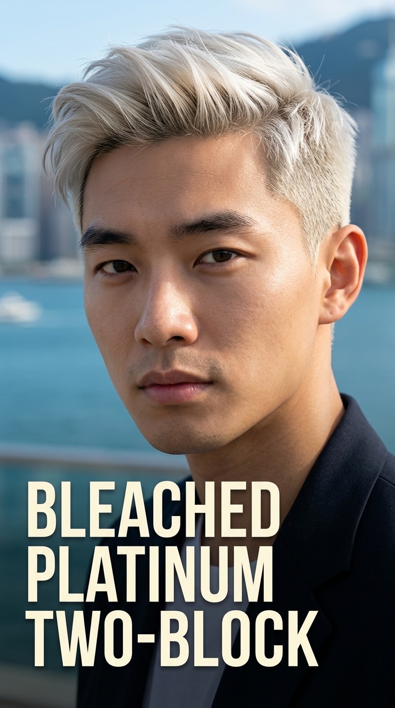 Bleached Platinum Two-Block