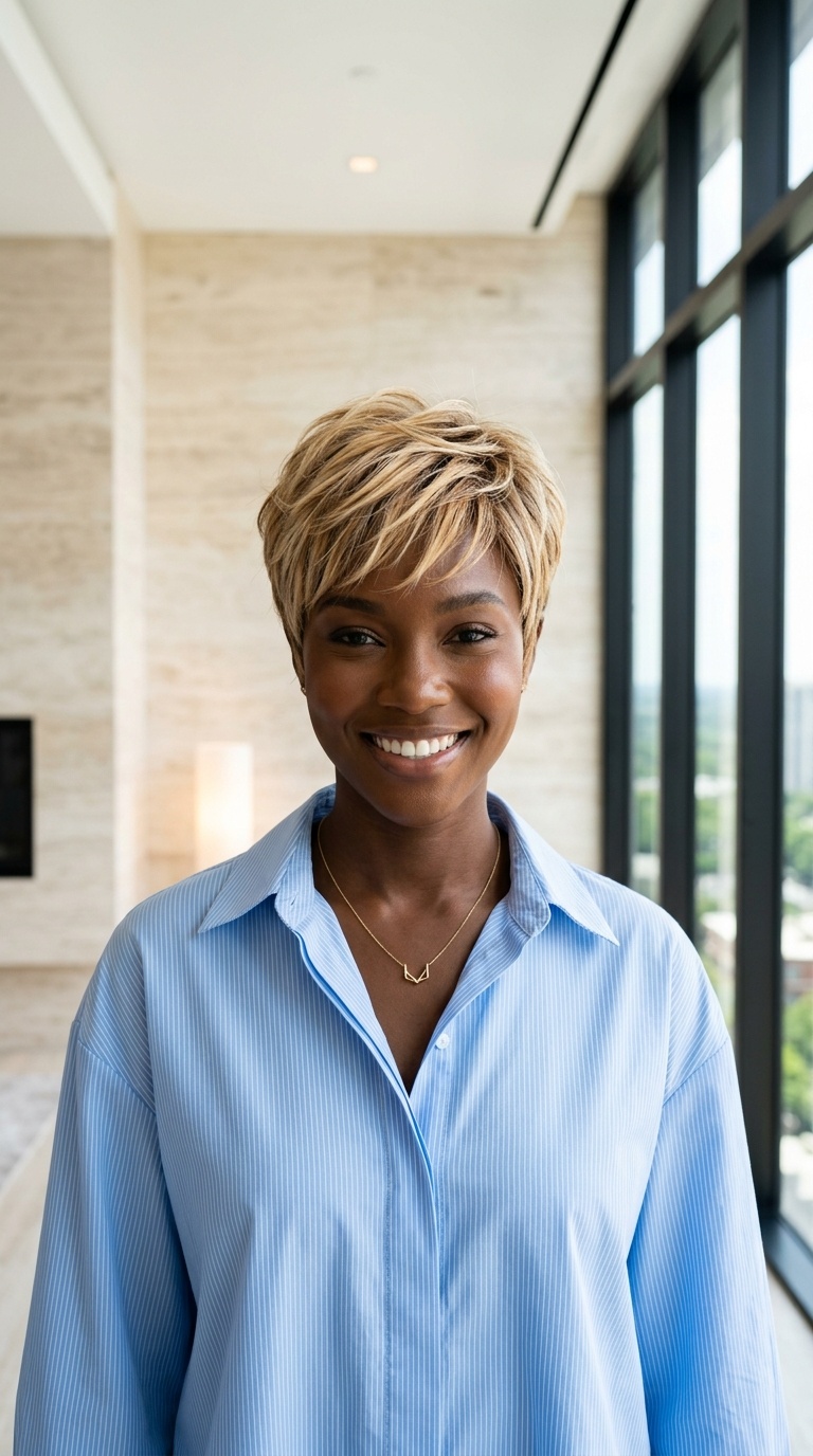 Blonde Short Hair For Women