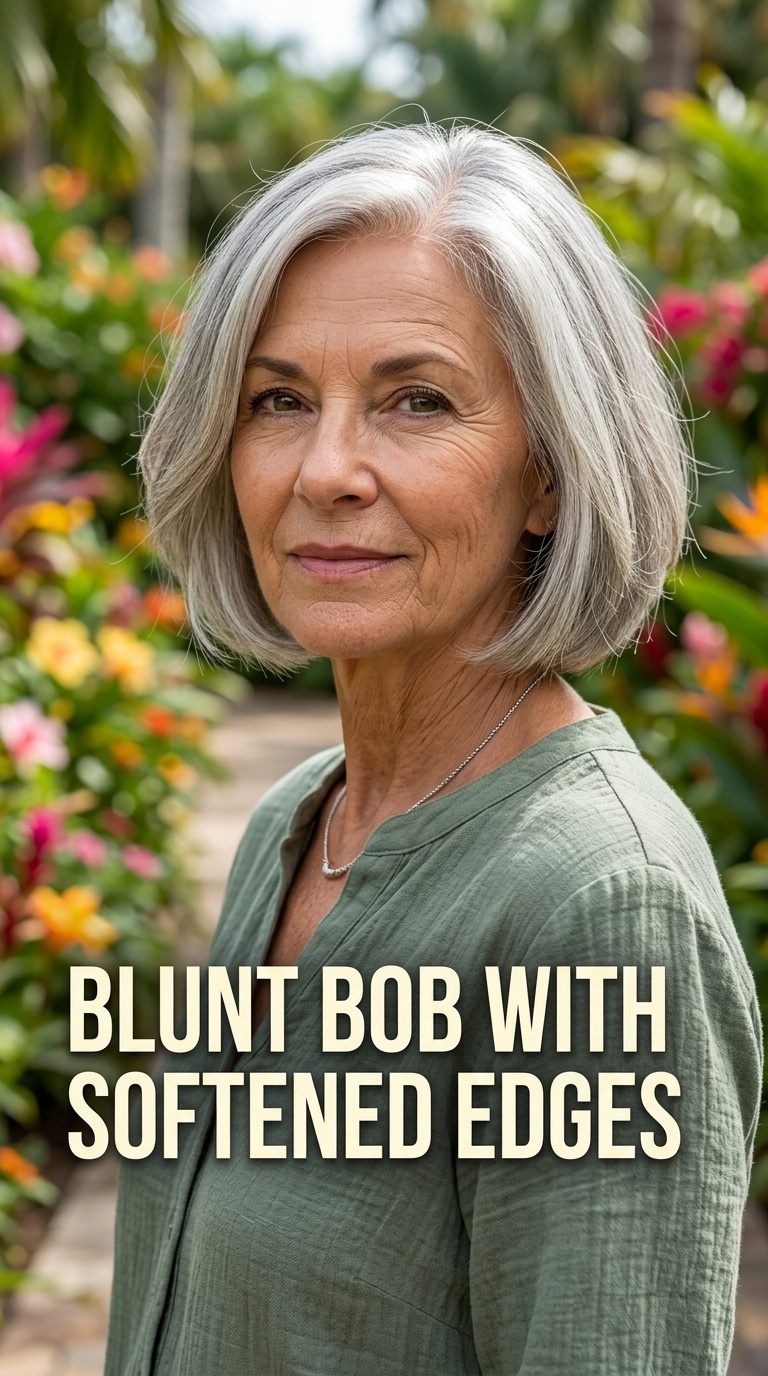Blunt Bob with Softened Edges