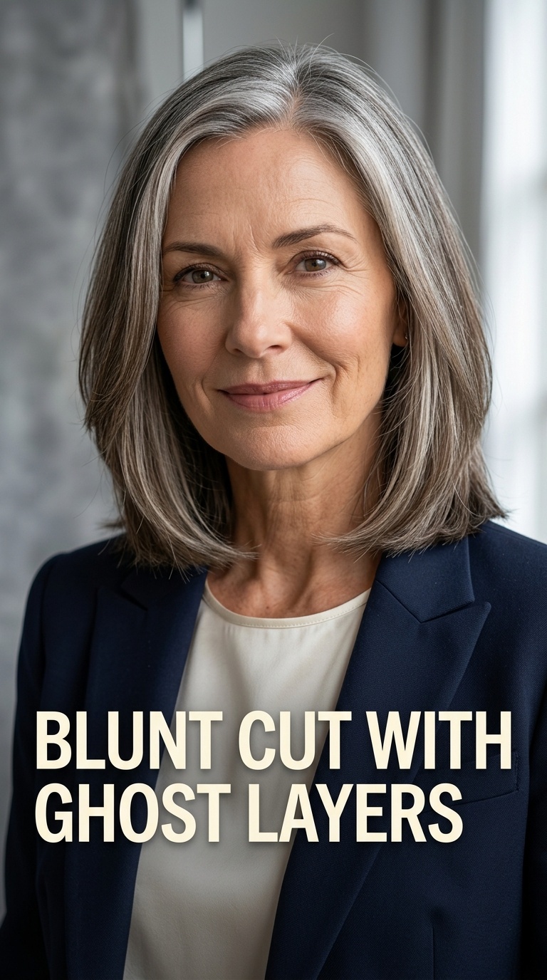 Blunt Cut with Ghost Layers