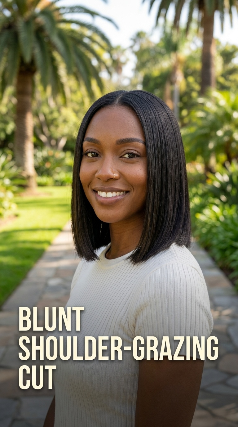 Blunt Shoulder-Grazing Cut