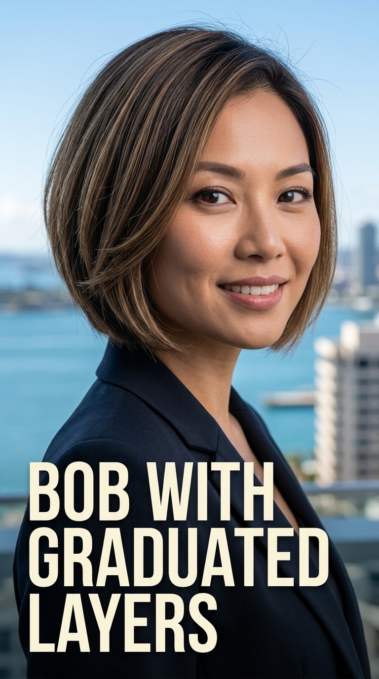 Bob with Graduated Layers
