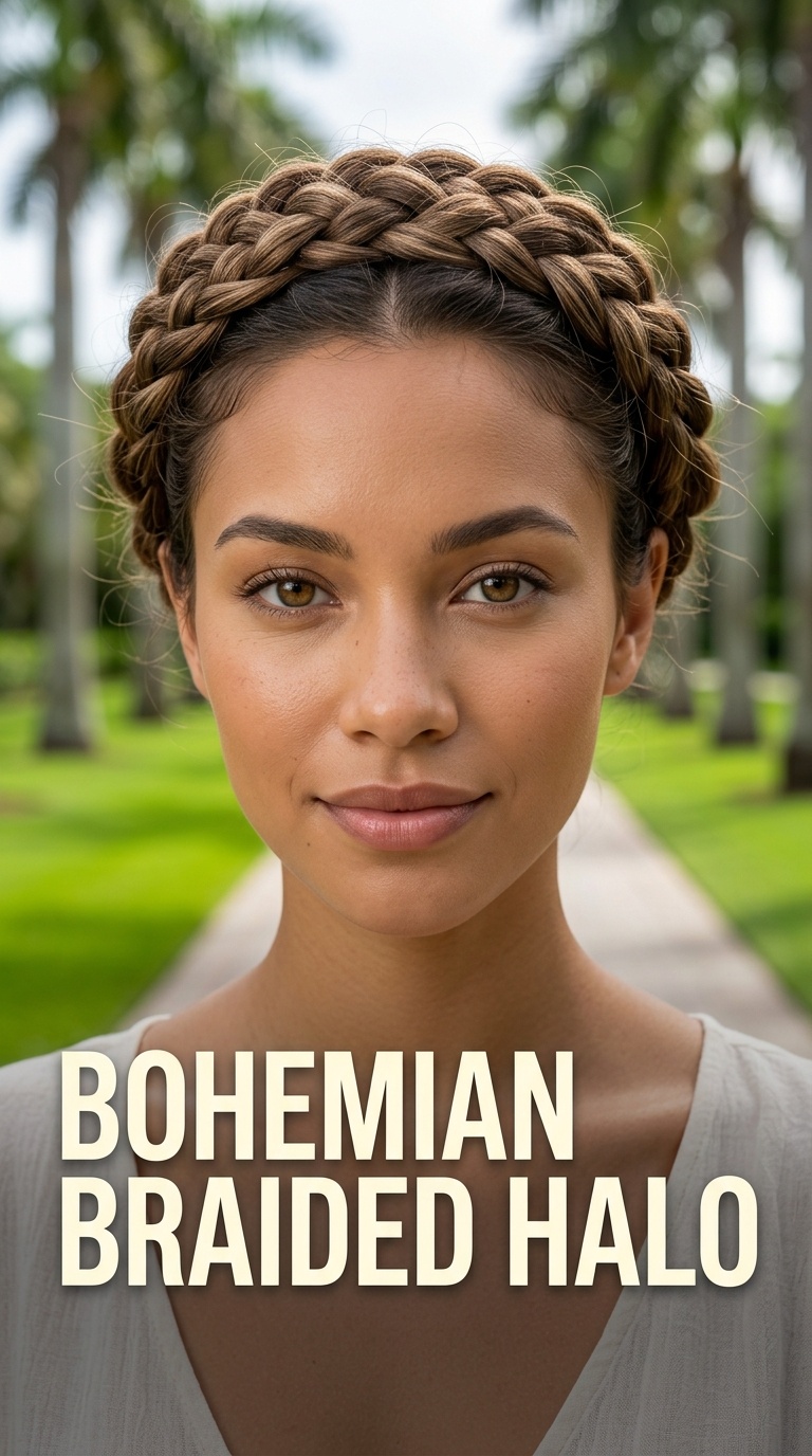 Bohemiam Braided Halo