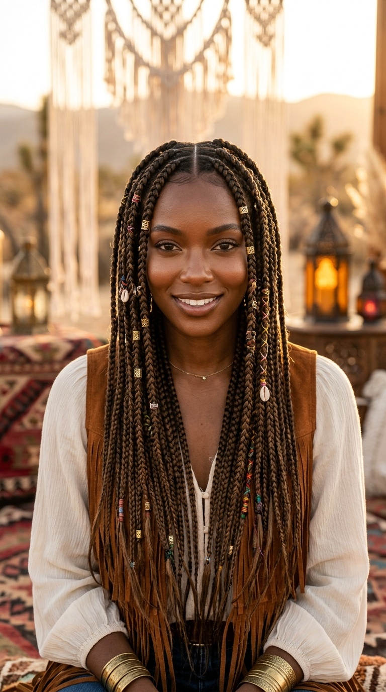 Bohemian Braids For Black Women