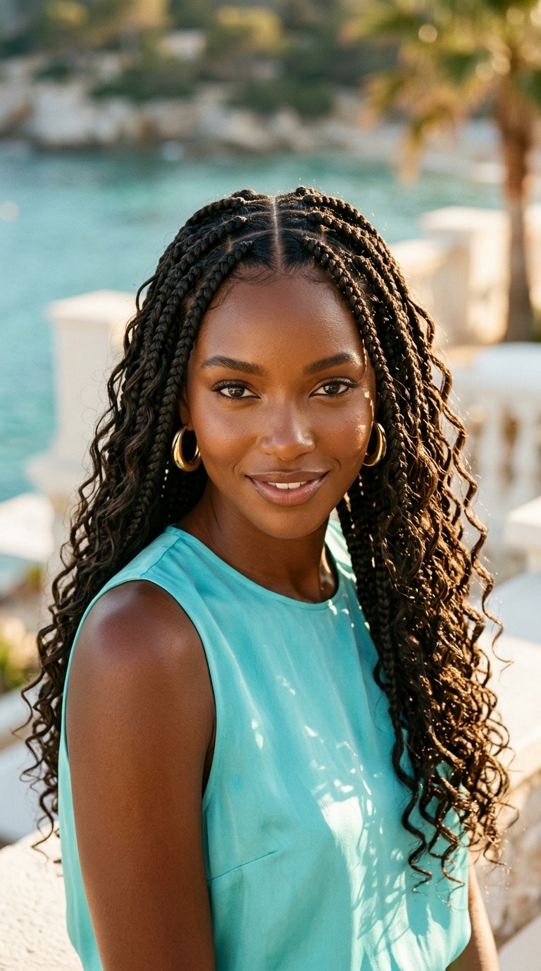 Bohemian Braids For Hot Weather